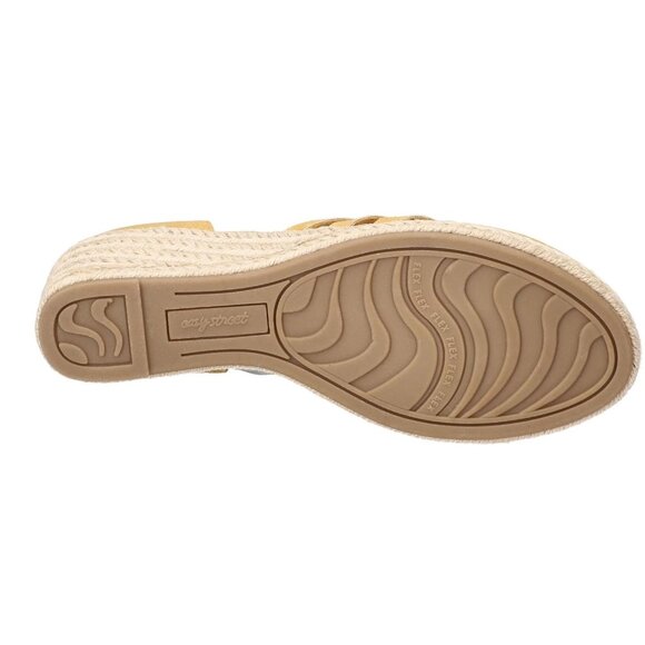 DEFECT Easy Street Women Daytona Buckle Clasp Wedge Heel Sandal 7.5 $70 RY1447 - Picture 5 of 6